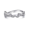14K White Gold Diamond Matching Wedding Band
