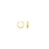 Satin Concave Hoop Earrings