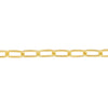 5mm Paper Clip Chain with Lobster Lock