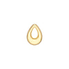 Open Teardrop Stud Earrings
