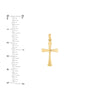 Flare-edged Cross Pendant