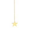 Flat Star Threader Earrings