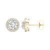 14K 2.25Ct Certified Lab Grown Diamond Hoop Earrings ( Igi Certified )
