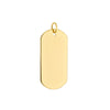 Large Engravable Dog Tag Pendant