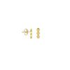 Honeycomb Bar Stud Earrings