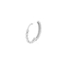 Beaded Huggie Hoop Earrings