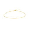 Six Mini Crosses Station Anklet