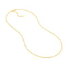 Adjustable Popcorn Chain Necklace with Slider Bead