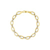 Two-Tone Polished Double Link Bracelet