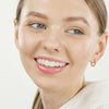 Bead N Spike Hoop Earrings