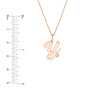Script 'Y' with Diamond Bezel Necklace