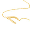Sideways Wishbone Adjustable Bracelet