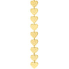 Heart-Link Chain Earrings