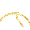 Cross on Curb Chain Bracelet