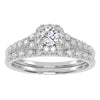 10K 0.38Ct Certified Lab-Grown Diamond Bridal Set