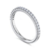 14K White Gold Diamond Matching Wedding Band