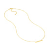 3pt Diamond Lowercase Momma Necklace