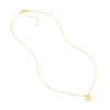 So You Cutout Horseshoe Mini Disc Adjustable Necklace