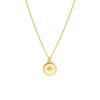 Small Star Medallion Necklace with Diamond