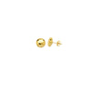 Textured Button Stud Earrings on Post Back