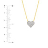 Diamond Pave Necklace (1/3tcw)