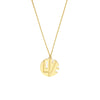 Love Cutout Medallion Necklace