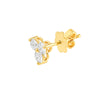 1tcw 3.5mm Diamond Trio Stud Earrings