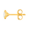 1/4tcw Round Diamond Martini Bezel Stud Earrings