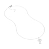 Script 'P' with Diamond Bezel Necklace