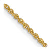 14K 1.3mm Sparkle Singapore Chain