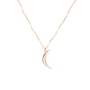 Crescent Moon Pendant Necklace