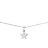 Sterling Silver Star Dangles Adjustable Choker