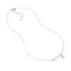Plated Sterling Silver Engravable Bar Necklace with Paw
