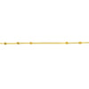 Triple Bead Saturn Chain with Lobster Lock