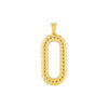 Oval Twisted Pendant
