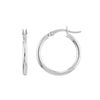 2mm x 20mm Polished Hoop Earrings