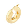 10mm Round High Polished Hoop Earrings