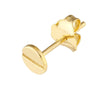Screw Stud Earrings on Post Back