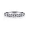 14K White Gold Diamond Matching Wedding Band