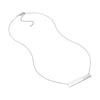 Mom Bar Necklace in Plated Sterling Silver