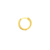 Square Tube Round Hoop Earrings