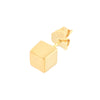 Mini Cube Stud Earrings