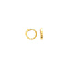 Square Tube Mini Hoop Earrings