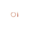 Square Tube Mini Hoop Earrings