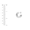 10mm ID Polished Open Hoop Earrings