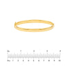 6mm Flat Oval Tube Bangle