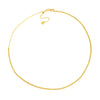 Diamond-Cut Bead Adjustable Choker