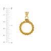 American Eagle 1/10 Oz Rope Screw Top Bezel