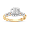 14K YG 0.51CT  Diamond Bridal Ring
