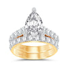 14K 5.00Ct Certified Lab Grown Diamond Bridal Ring